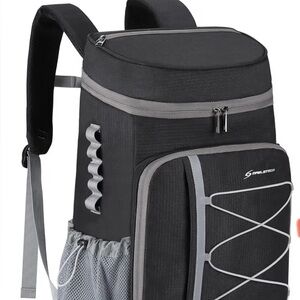 Maelstrom Black and Gray Cooler Backpack NWT